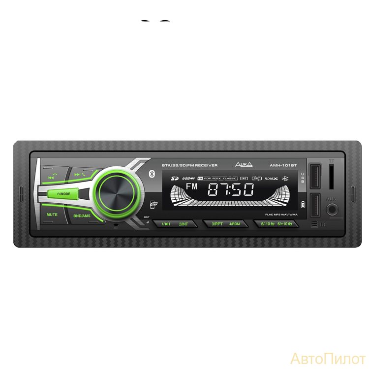 Автомагнитола AurA AMH-101BT, USB-ресивер
