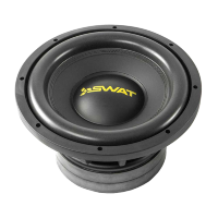 Сабвуфер SWAT SW R15D4, 15", бескорпусной, 1000Вт MAX, 4+4Ом