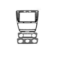 Рамка CARAV 22-185 10.1" SKODA Octavia 2008-13 серый цвет)
