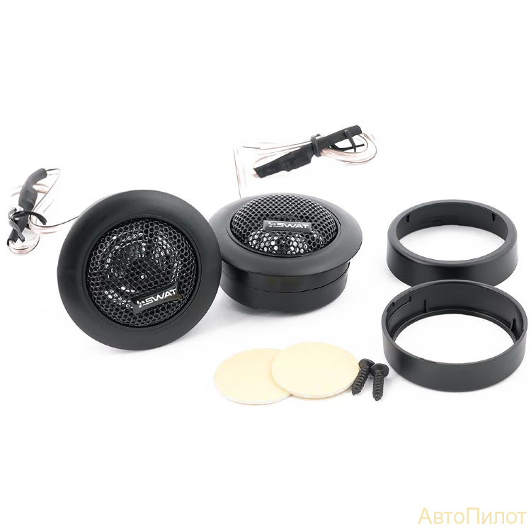 Динамики SWAT SP TW-M10, 25mm mylar dome, ferrite magnet, фильтр частот