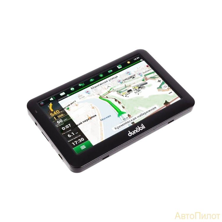 Навигатор GPS Dunobil Basic 5.0, 5.0", 480x272, 950mAh, microSD, FM-тр./BT, mp3/видео/игры, Navitel